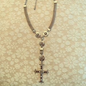 Cross Statement Necklace